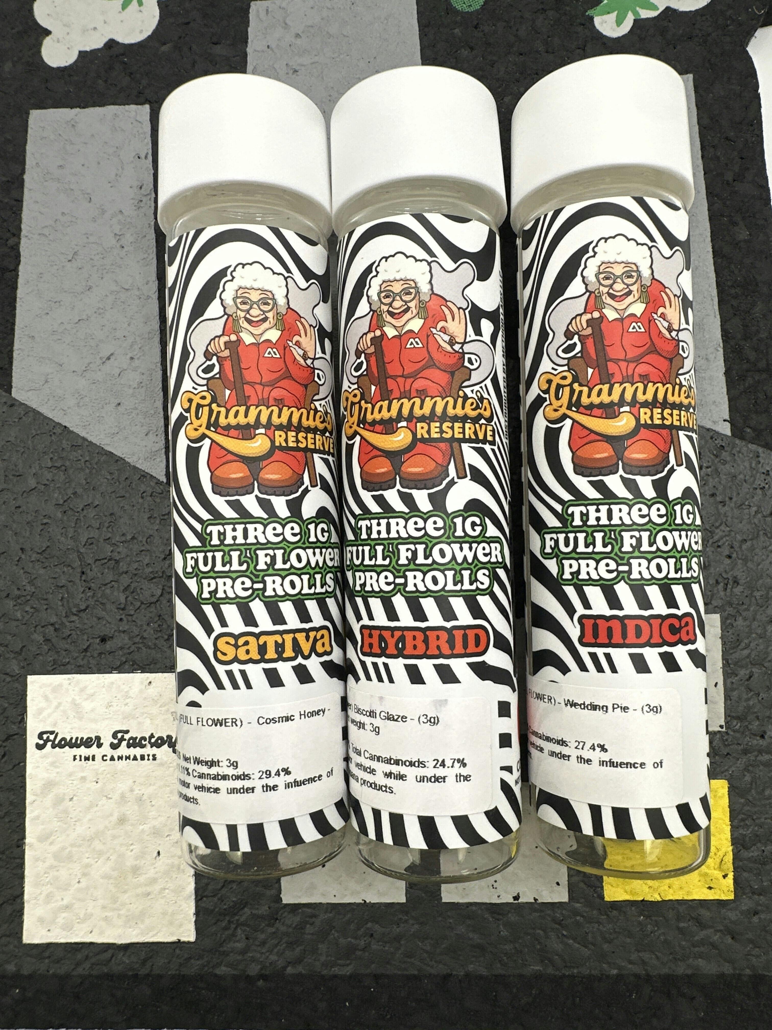 Grammie Grams | Laughing Gas | 3pk Prerolls