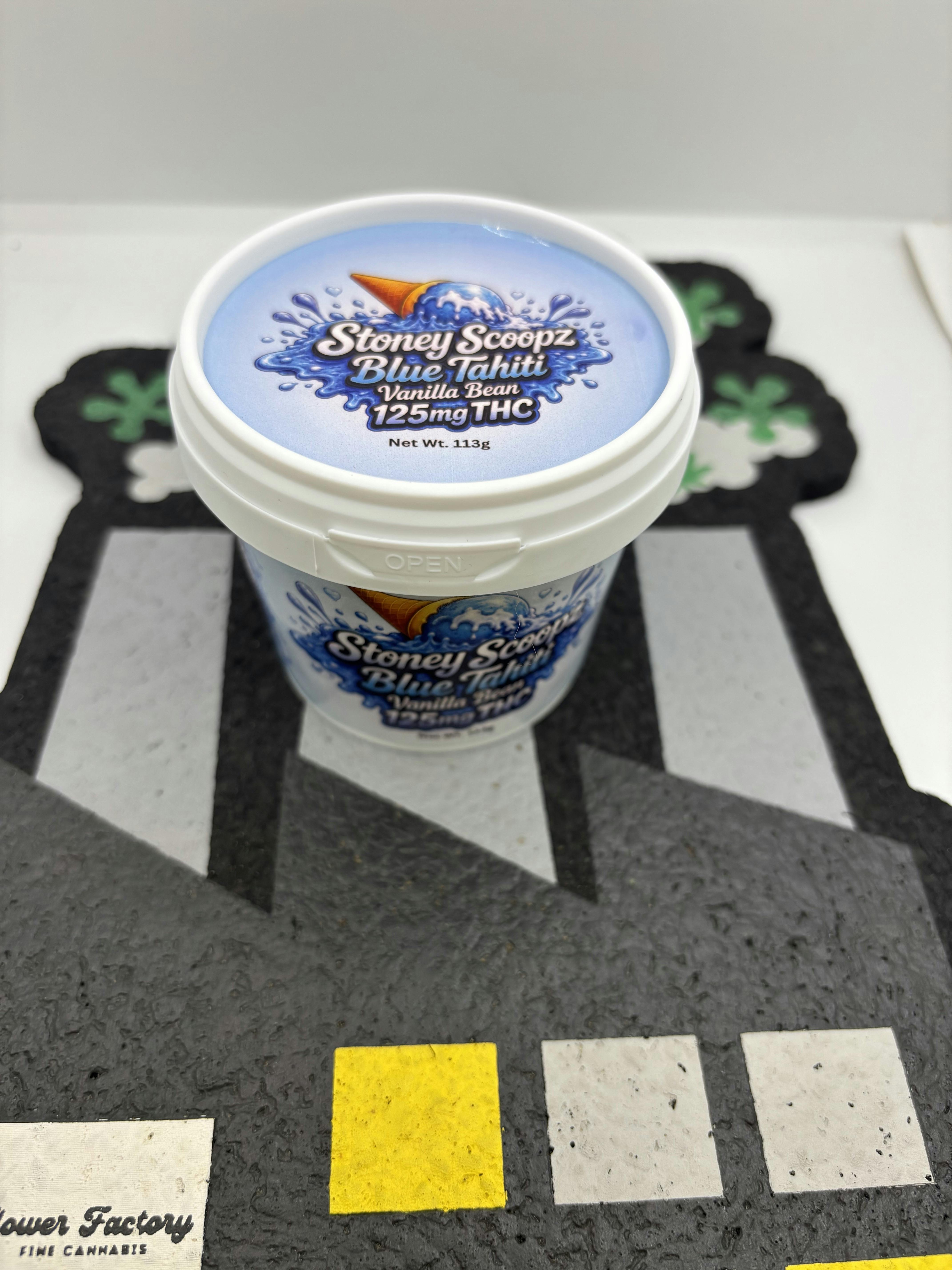 Stoney Scoops | Blue Tahiti | 125mg Ice Cream
