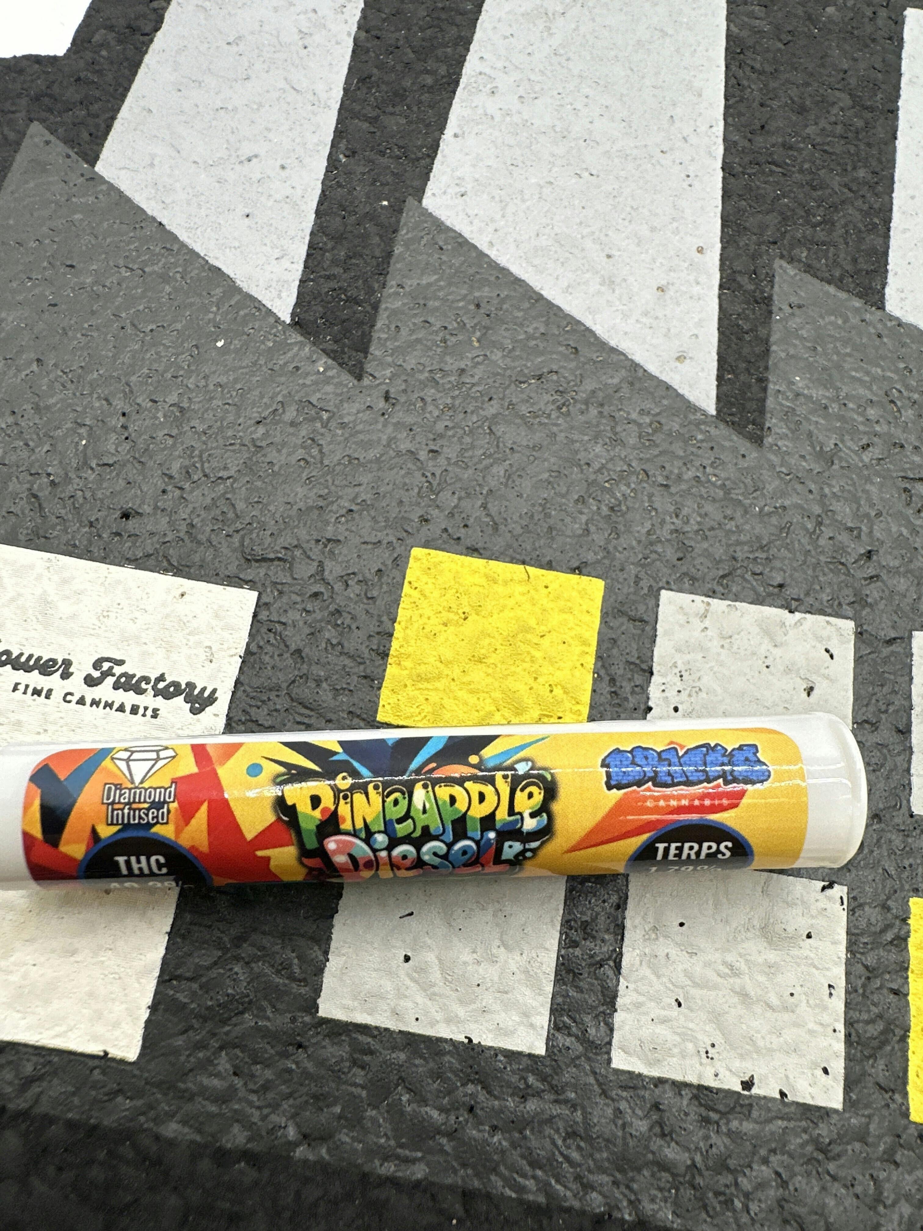 Pineapple Diesel 0.75g Diamond Infused Pre-Roll