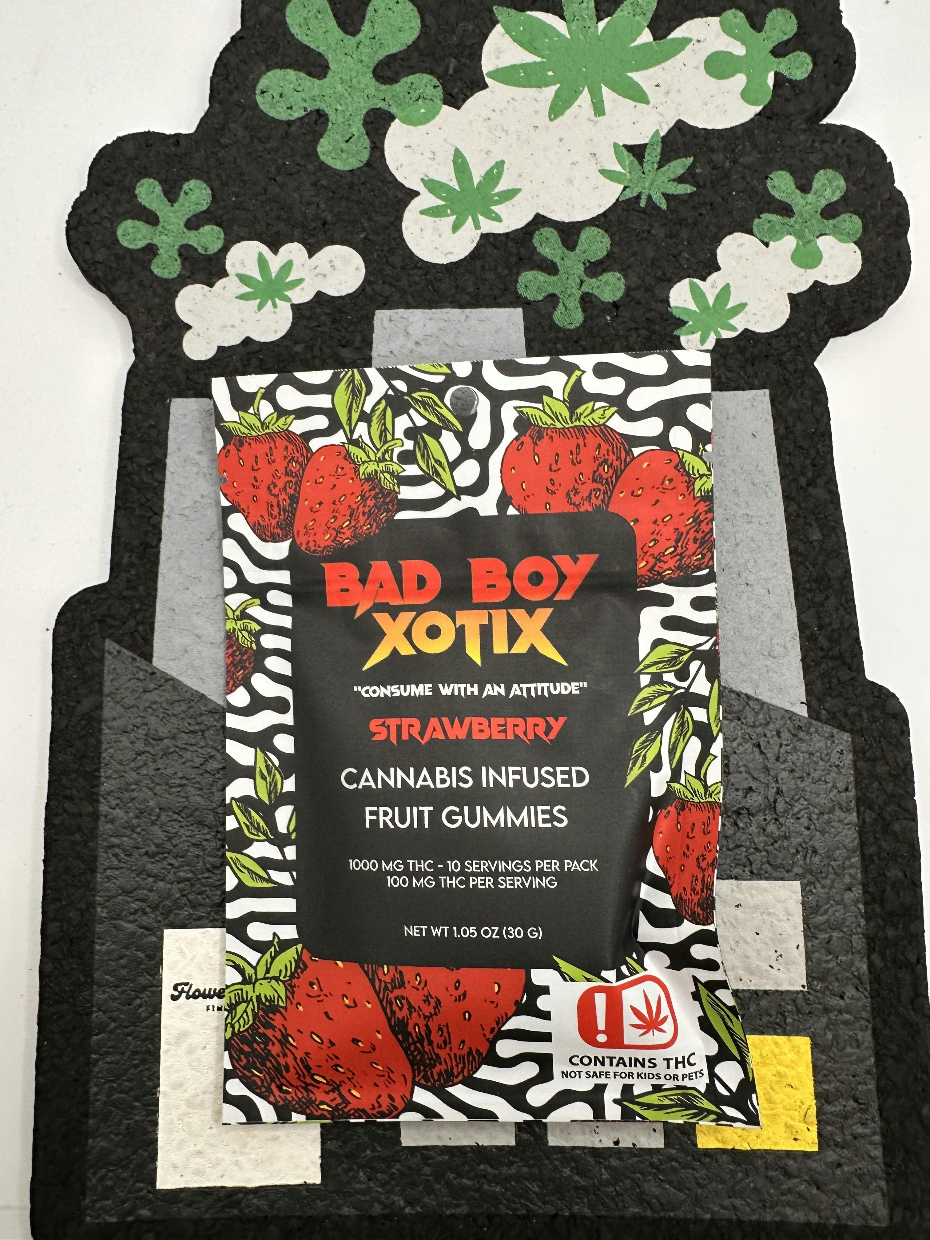 Bad Boy Xotix - Strawberry - 1,000mg | 1000mg/ea