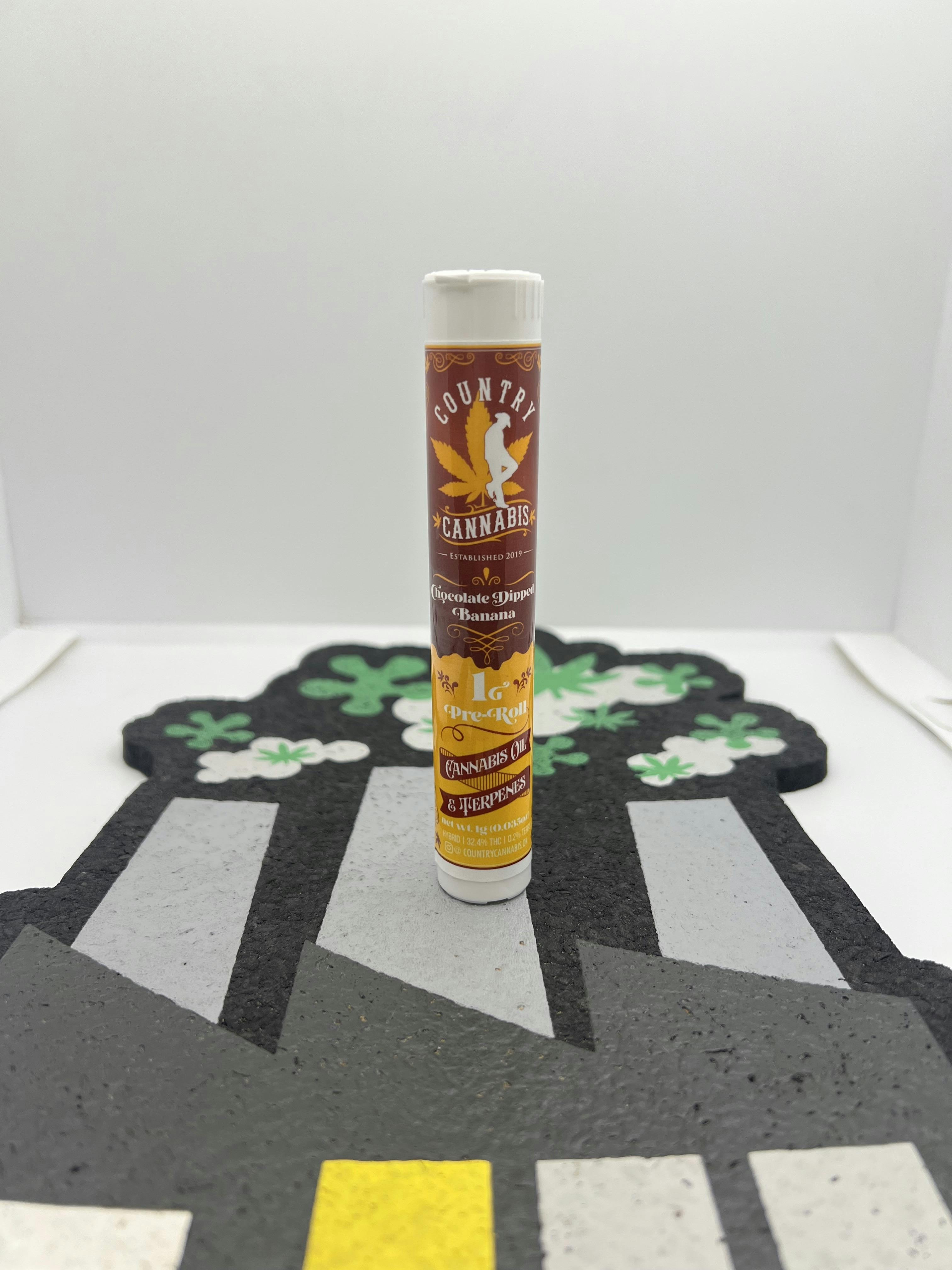 Chocolate Dipped Banana | 1g Infused Pre-roll