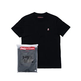 BPB Logo Core Tee (3pk) - Black - L