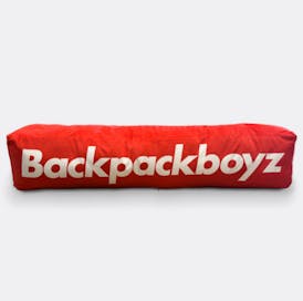 Box Logo Plush Velour Pillow XL