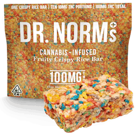 Fruity Pebbles Rice Krispie Treat 100mg | Dr. Norms