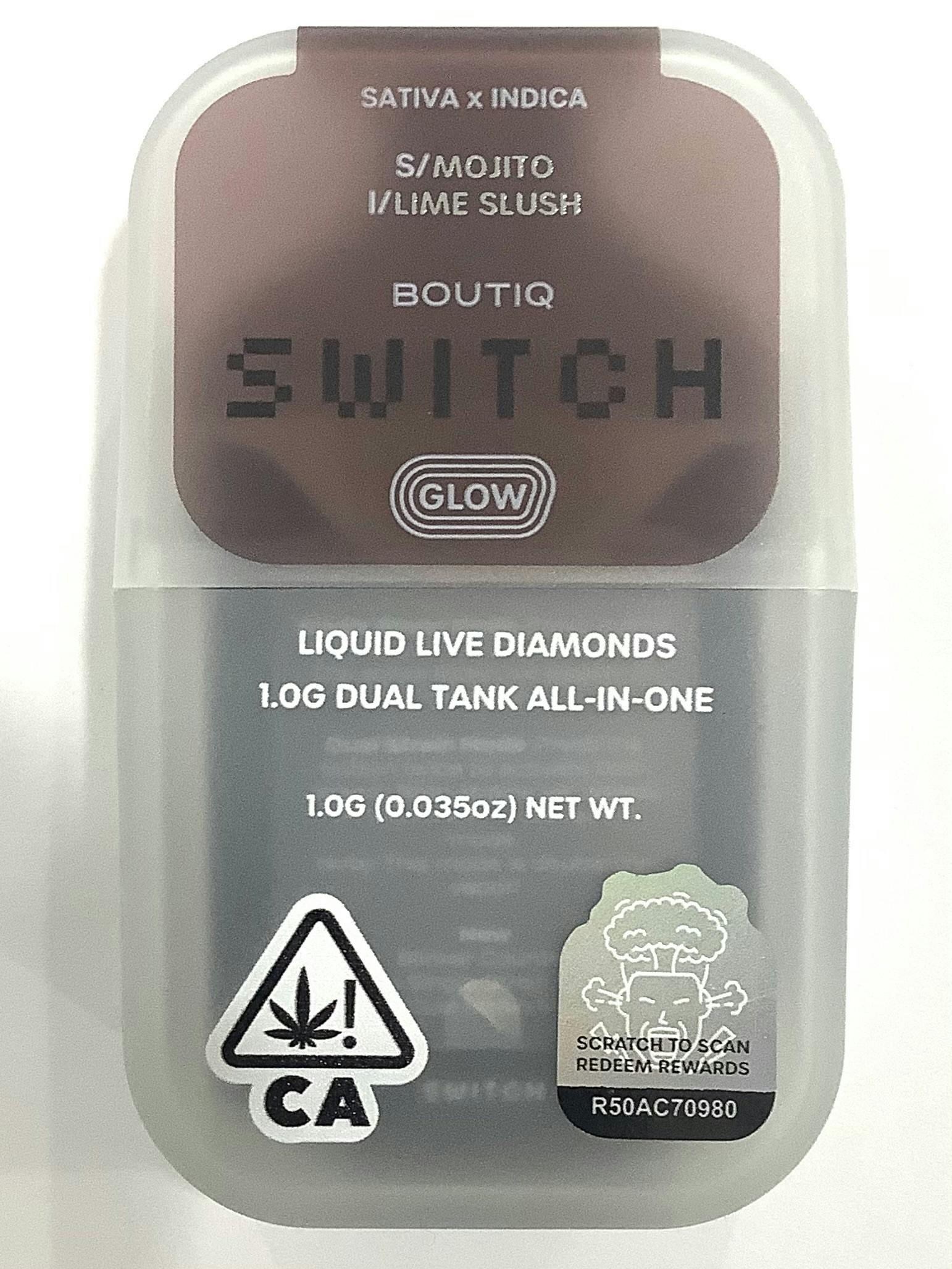 Mojito + Lime Slush | V4 Glow Disposable | 1g by Boutiq