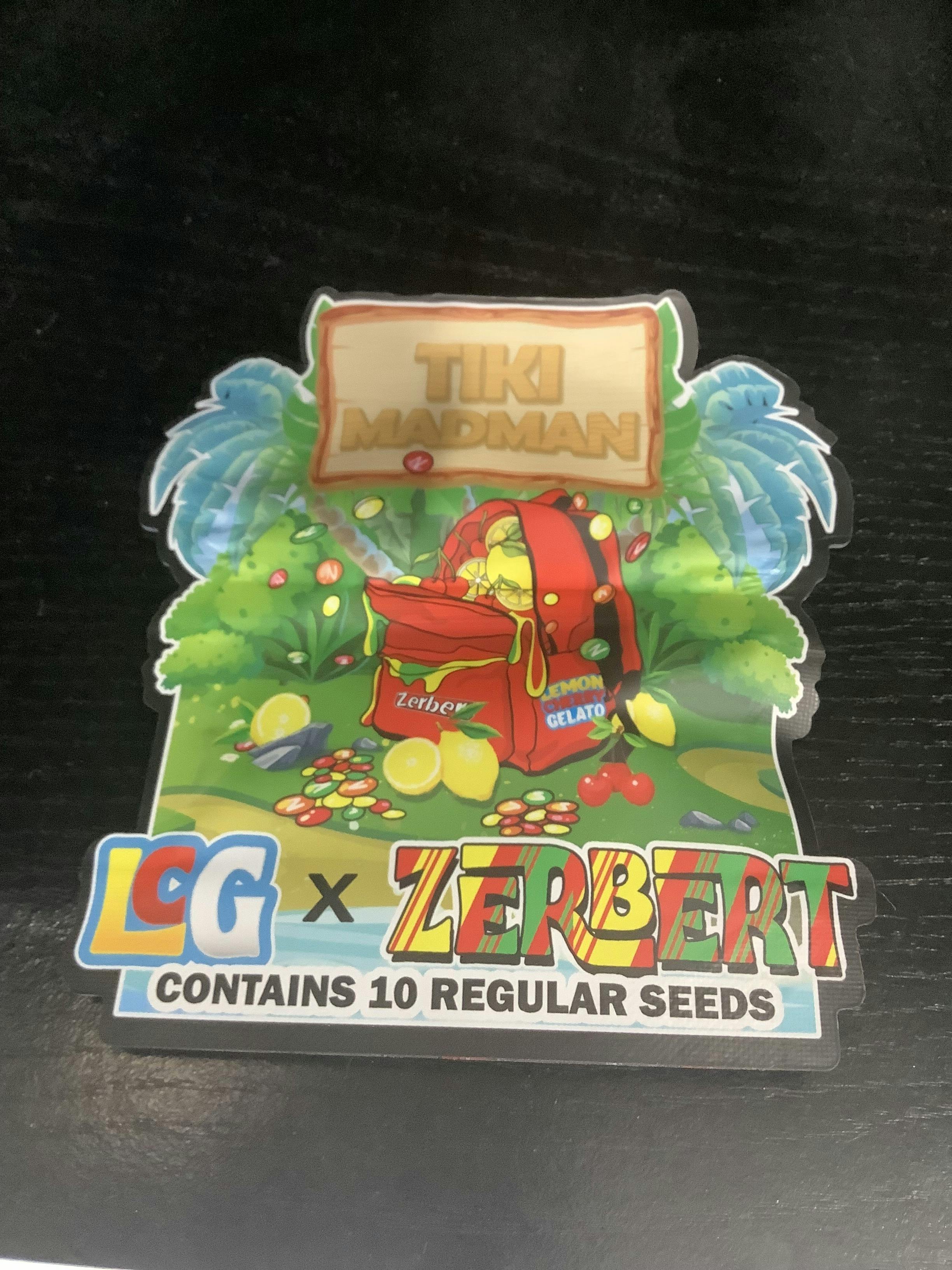 LCG x Zerbert 10pk Seeds | Tiki Madman x Backpack Boyz - BOTH - Seed