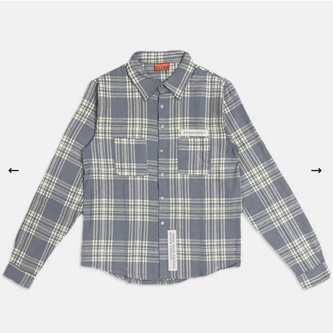 Flannel - Baby Blue - L