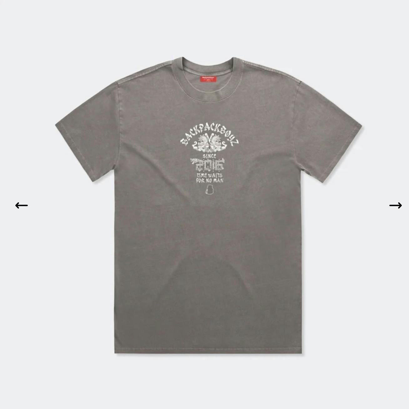 Calendar Tee Faded Grey - XL