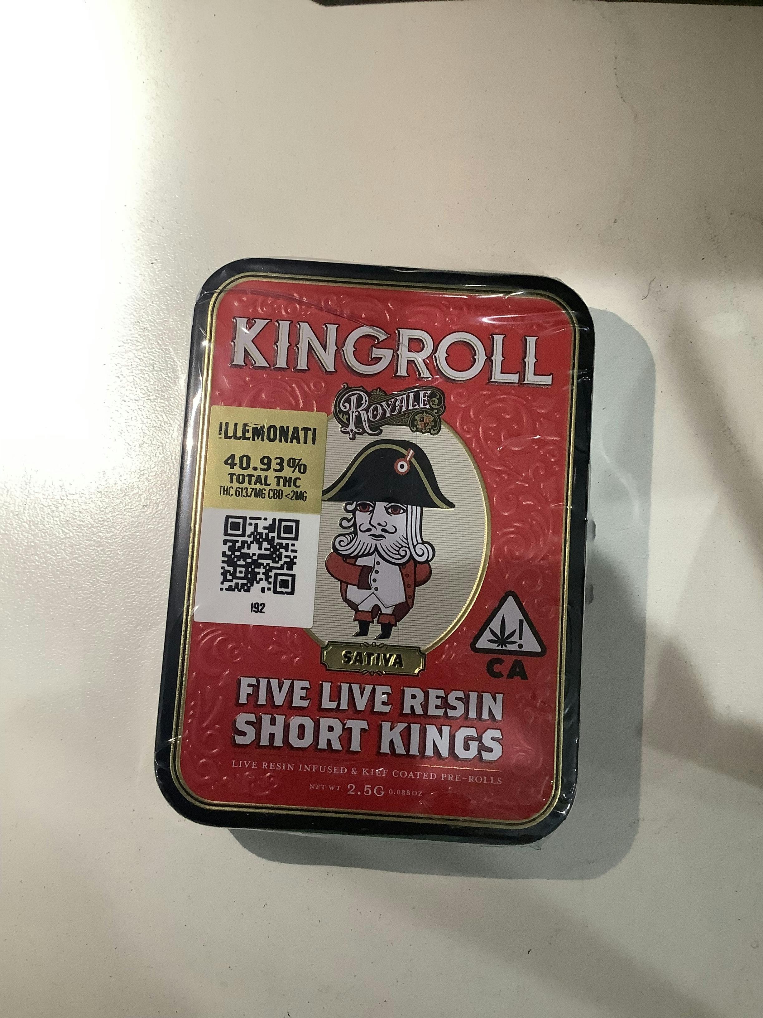 Kingroll Royale | Illemonati | Infused Minis | 0.5g each | 5pk