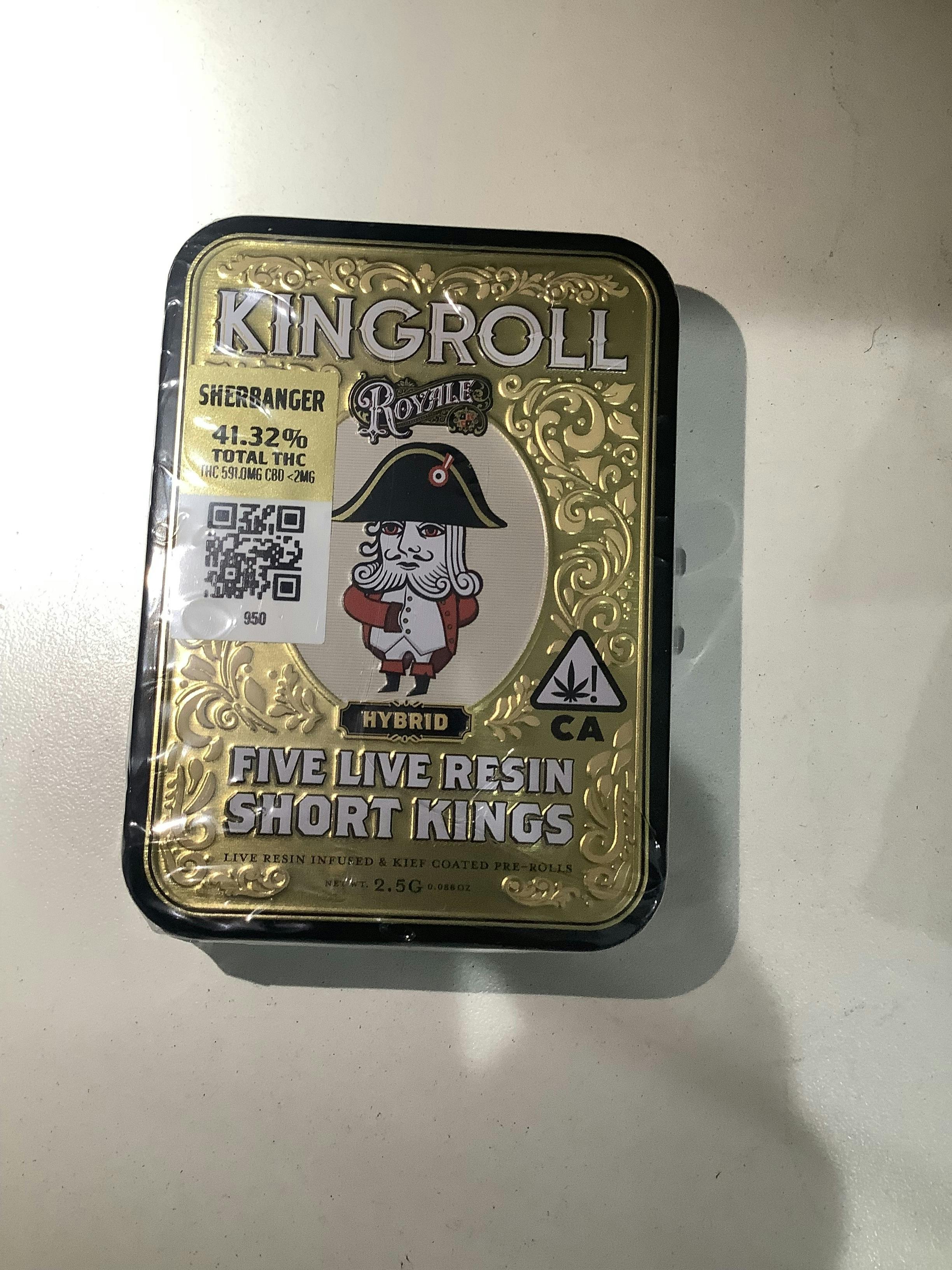 Kingroll Royale | Sherbanger | Infused Minis | 0.5g each | 5pk