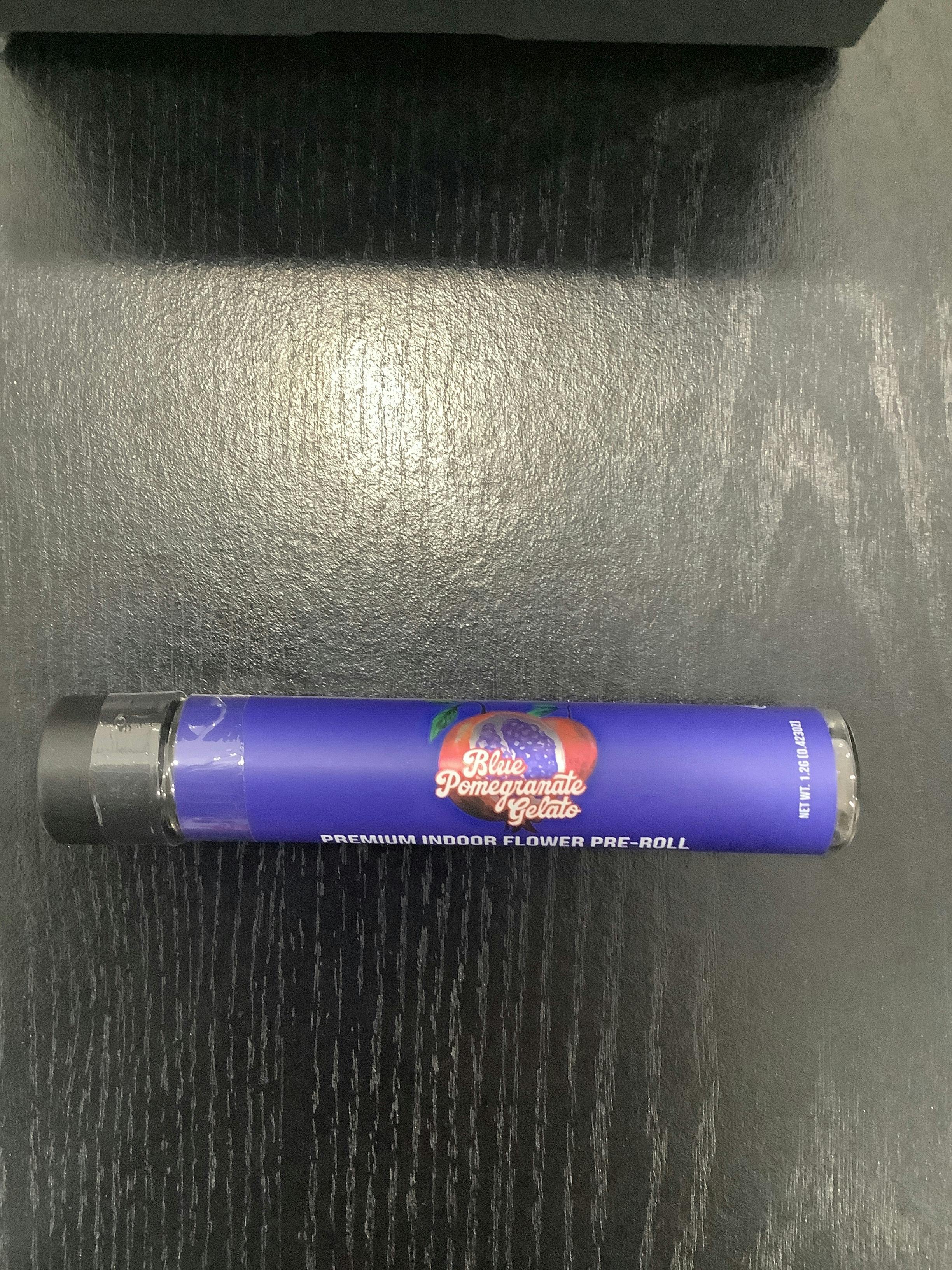 Blue Pomegranate Gelato Preroll 1.2g | The Marathon Cultivation