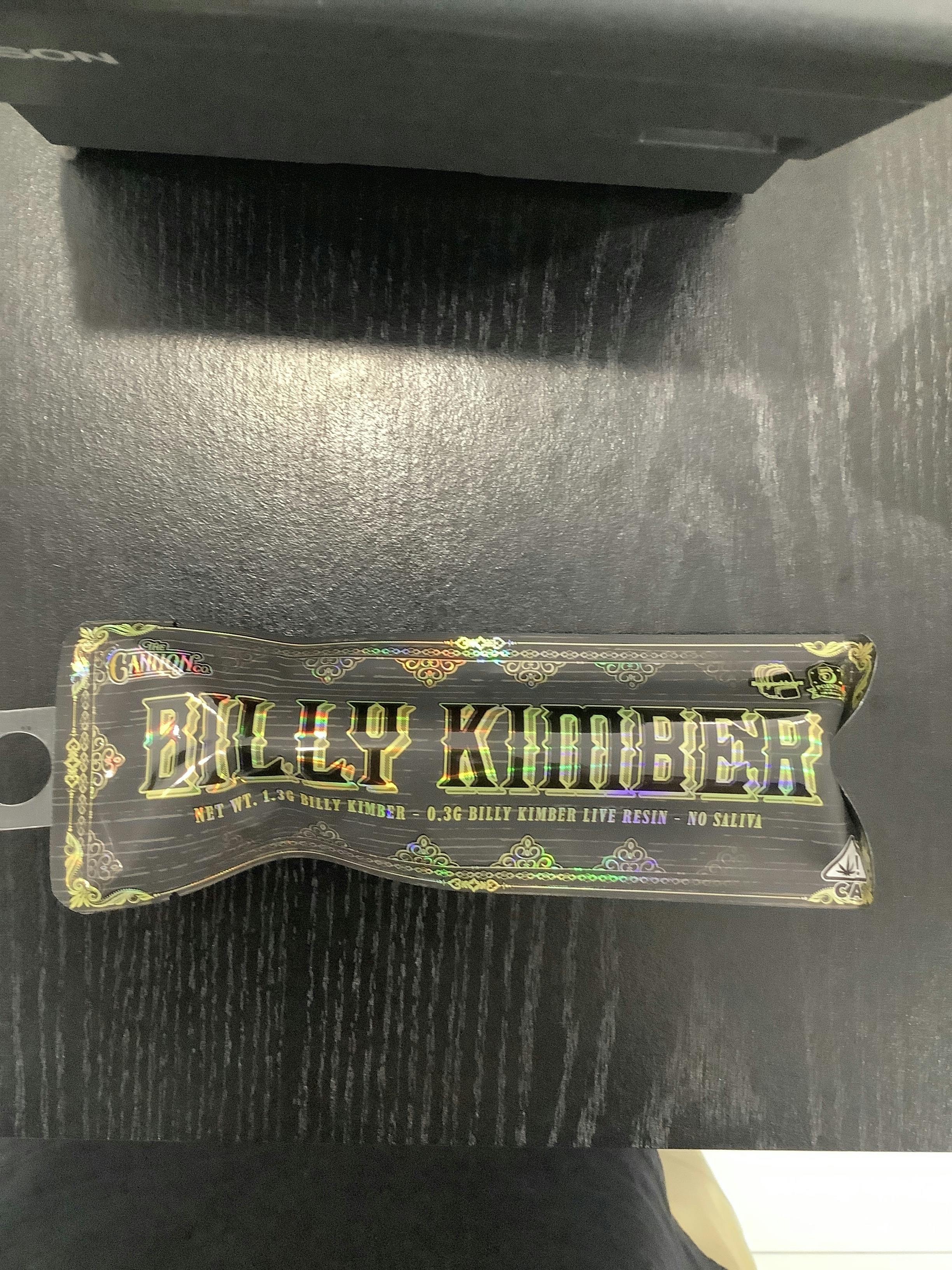 Billy Kimber Infused Preroll 1.6g: Cannon Co