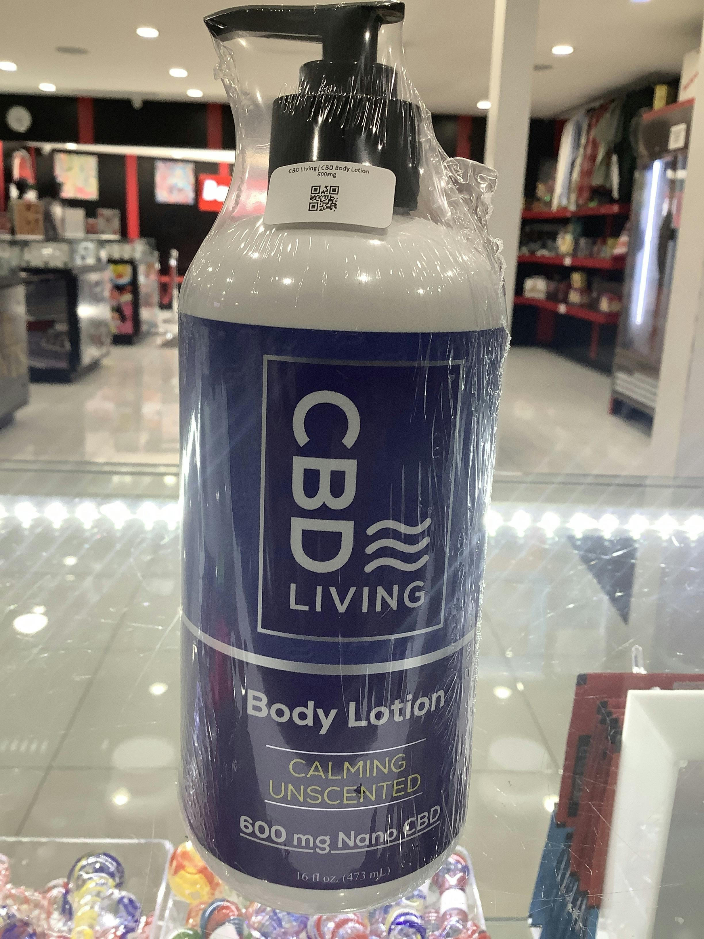 CBD Body Lotion Unscented 600mg | CBD Living