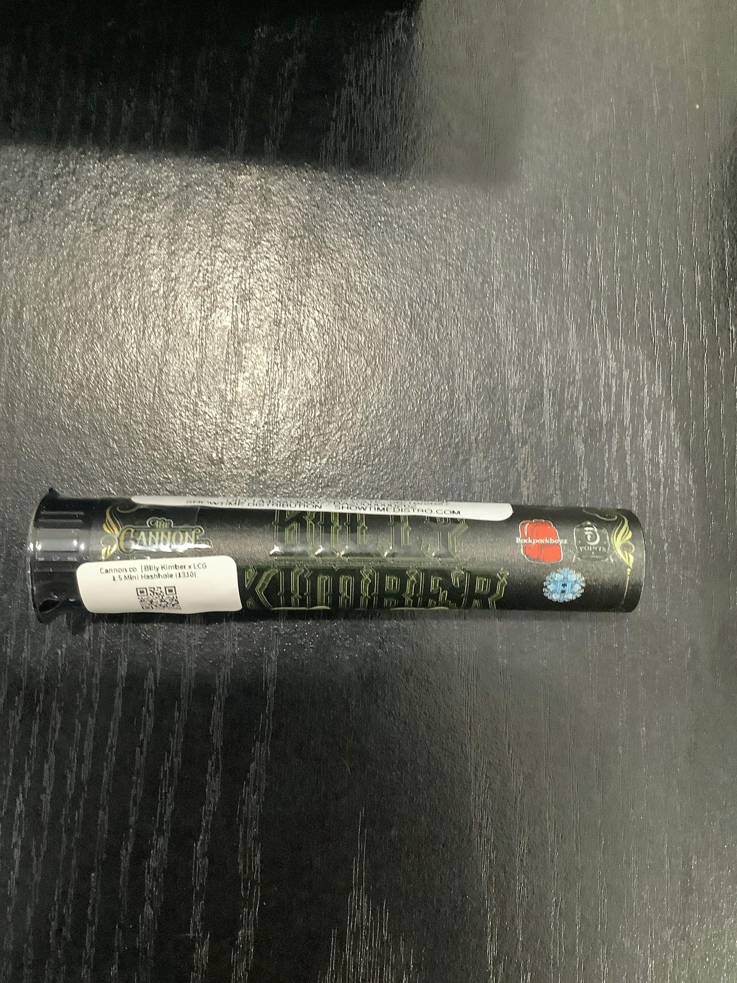 Billy Kimber x LCG Live Rosin Mini Hashhole 1.5g: Cannon Co