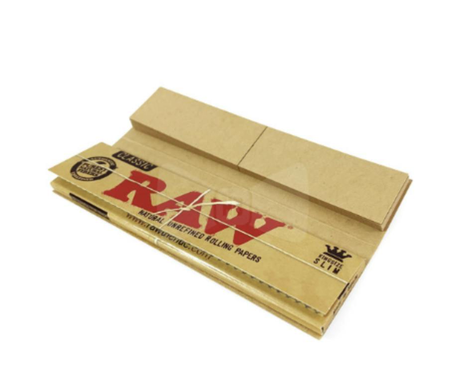 Raw King SIze Papers With Tips
