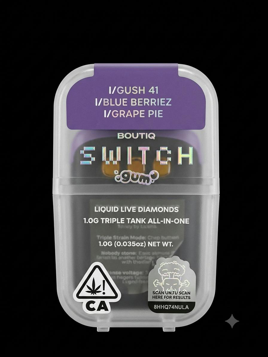 Gush 41 x Blue Berriez x Grape Pie | V5 GUM All-In-One | 1g