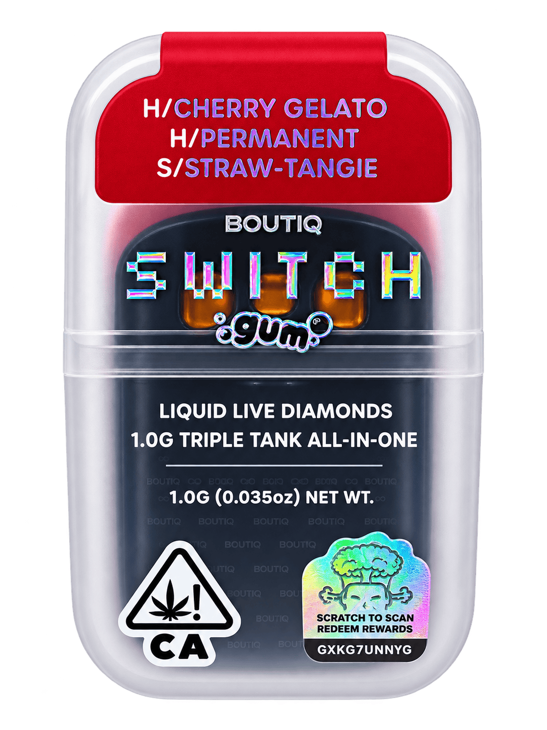 Cherry Gelato x Permanent x Straw Tangie | V5 GUM All-In-One | 1g