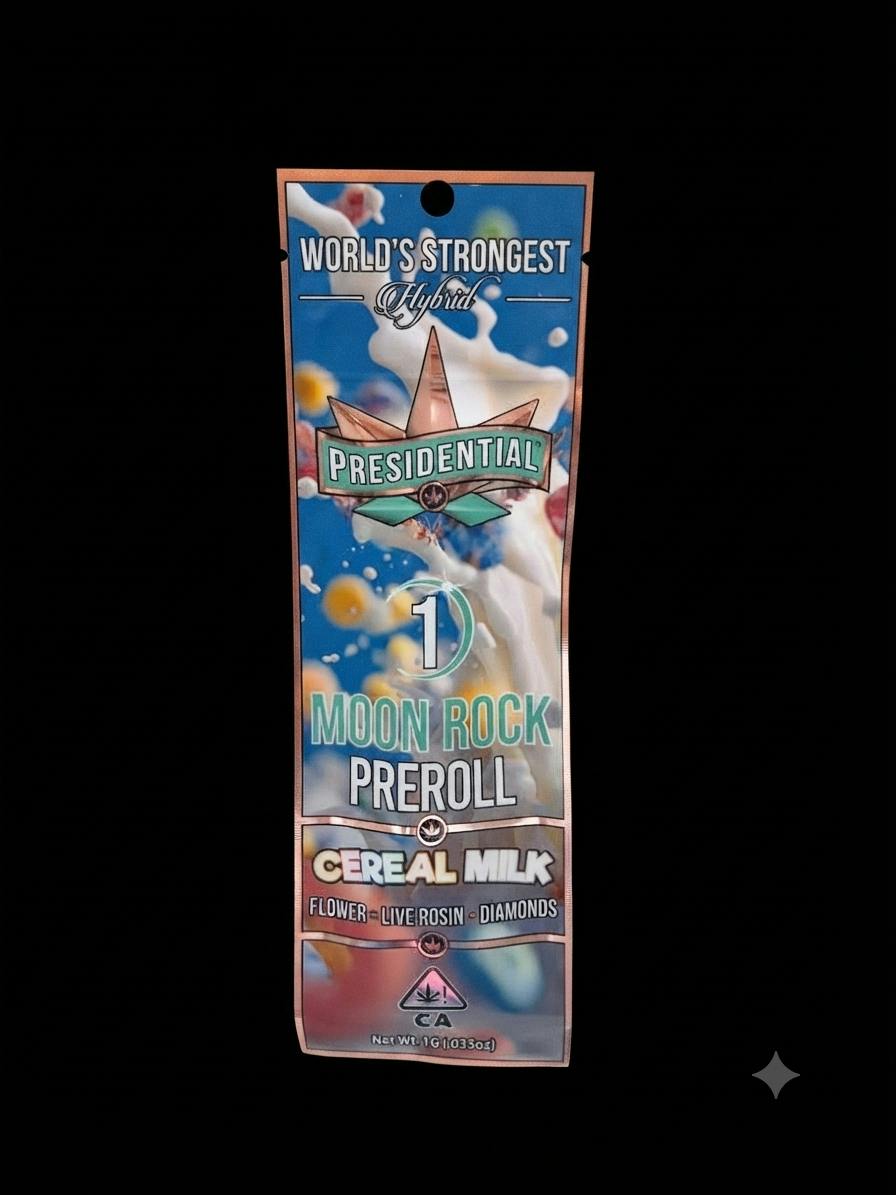 Moon Rock Preroll Cereal Milk 1g | Presidential