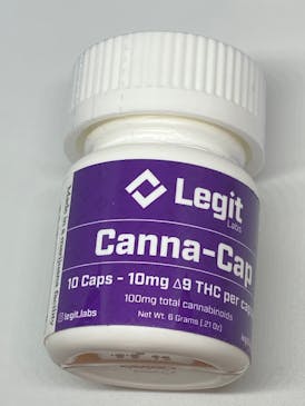 LEGIT LABS Canna Capsules 100mg *3 for $20*