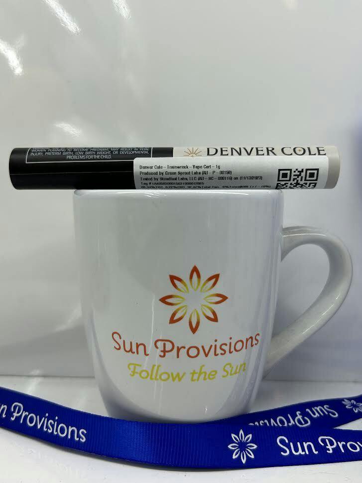 Denver Cole 1g Vape Cart- Trainwreck **BUY ONE GET ONE FREE**
