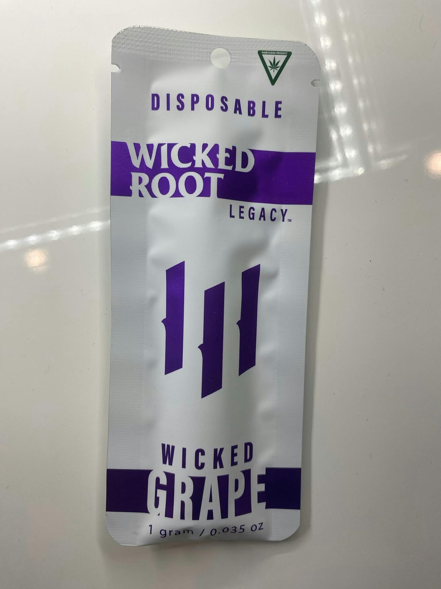 WICKED ROOT 1G DISPO - Grape