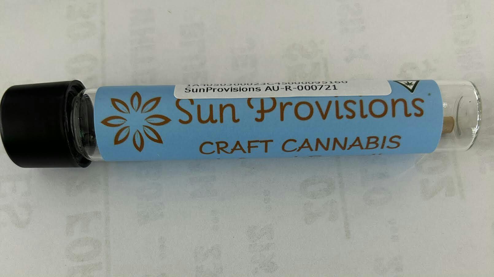 Sun Provisions- 1.2g Purple Punch - Infused Pre Roll *3 for $15*