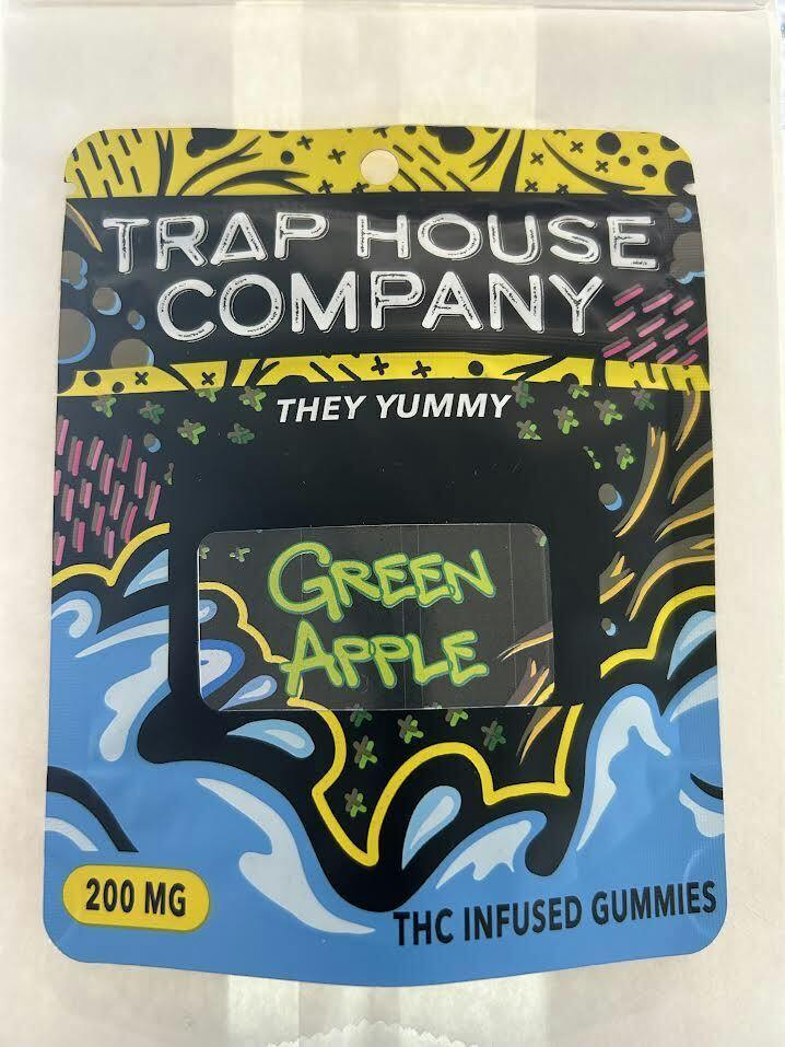 TRAP SNAX | Green Apple | 200mg | 5pk | 40mg each by Trap House Company