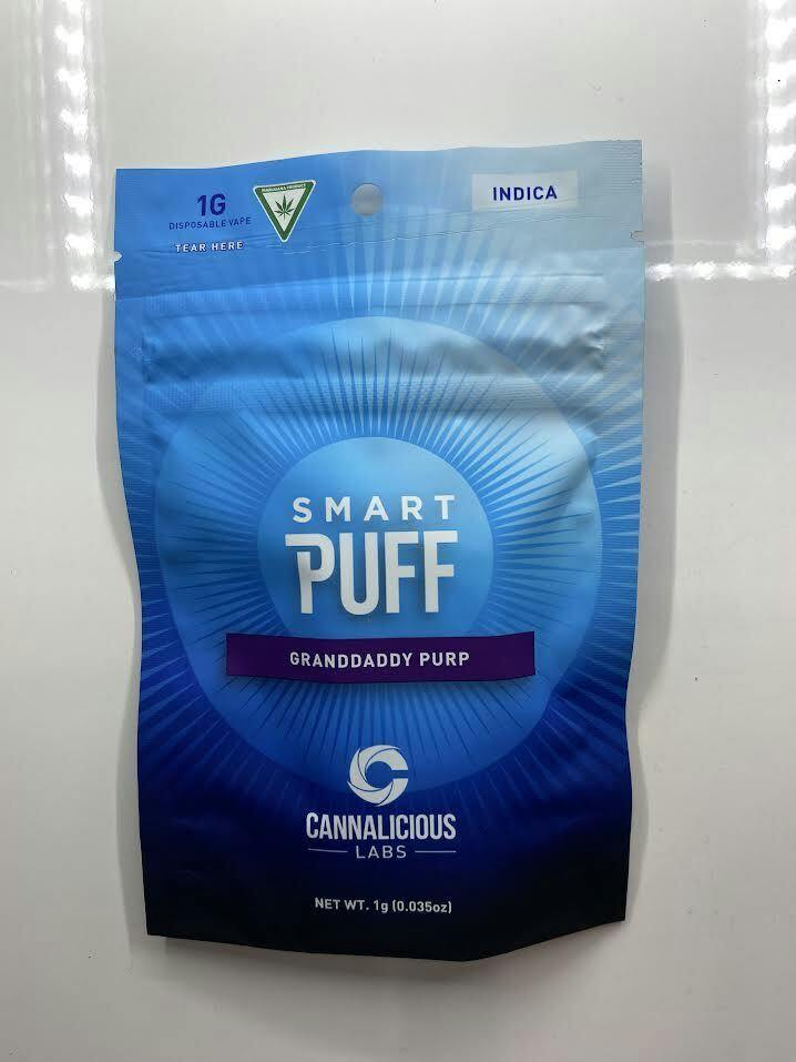 Granddaddy Purp | Smart Puff Disposable | 1g by Cannalicious Labs