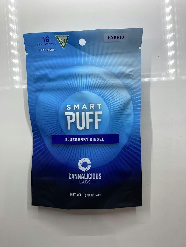 Blueberry Diesel | Smart Puff Disposable | 1g by Cannalicious Labs