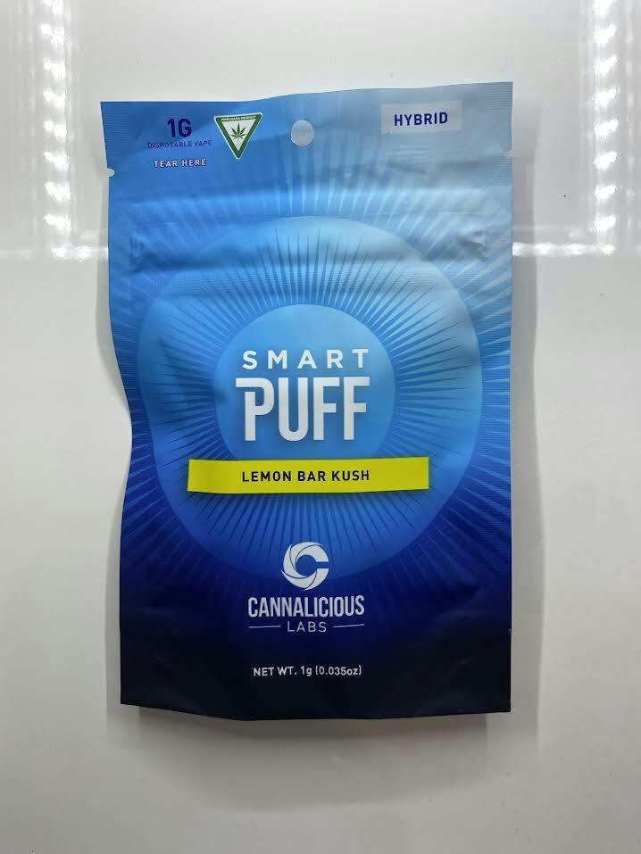 Lemon Bar Kush | Smart Puff Disposable | 1g by Cannalicious Labs