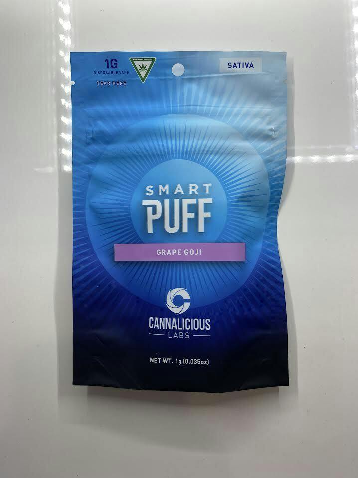 Grape Goji | Smart Puff Disposable | 1g by Cannalicious Labs