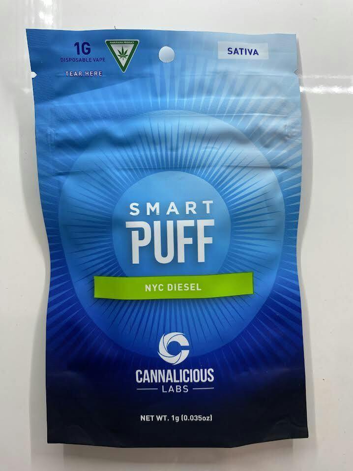 NYC Diesel | Smart Puff Disposable | 1g by Cannalicious Labs
