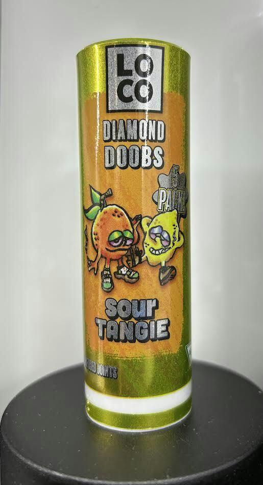 LOCO- 5Pk Infused Pre Roll - Sour Tangie **BOGO**
