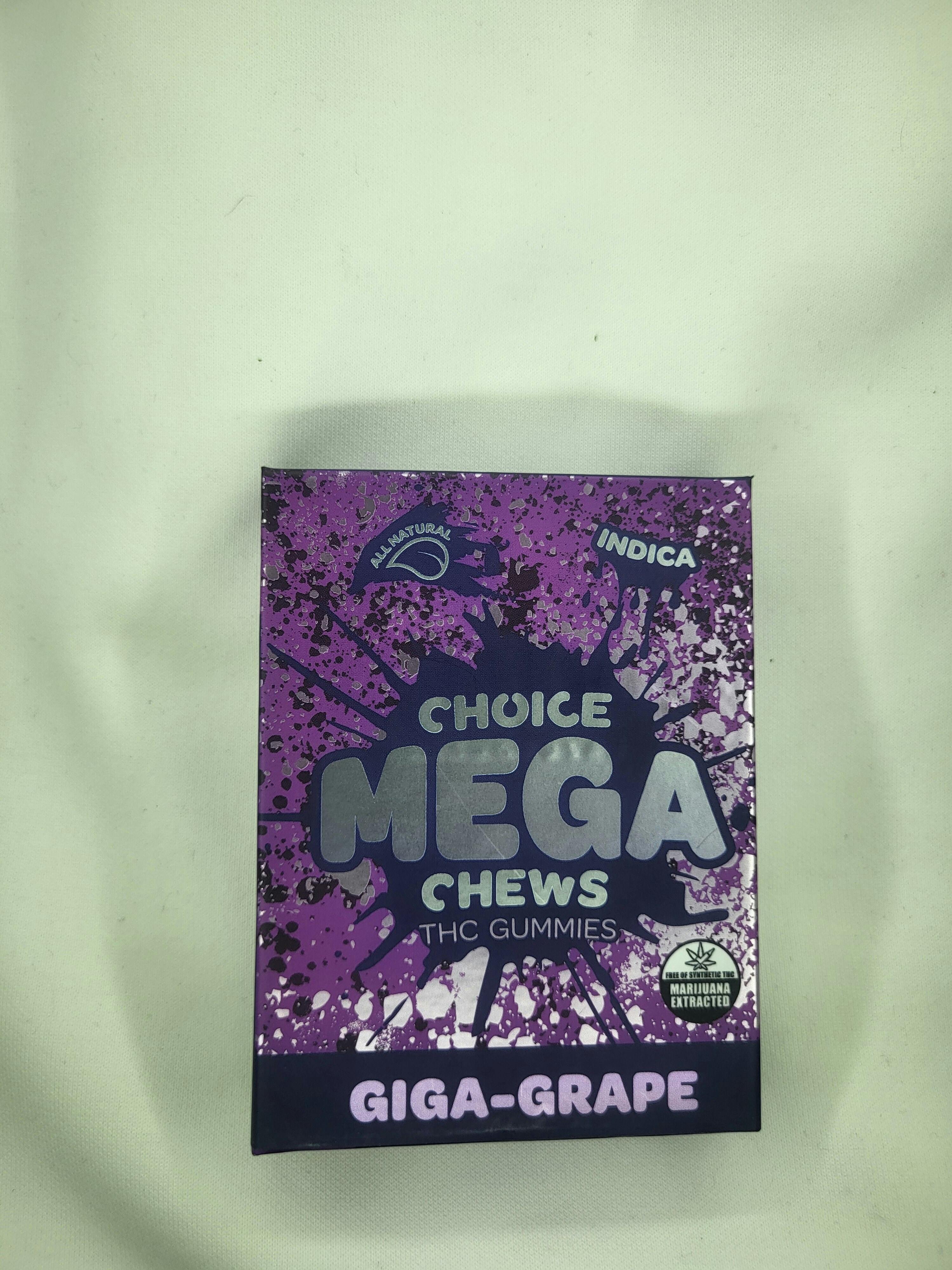 Choice Mega Chews- Giga-Grape