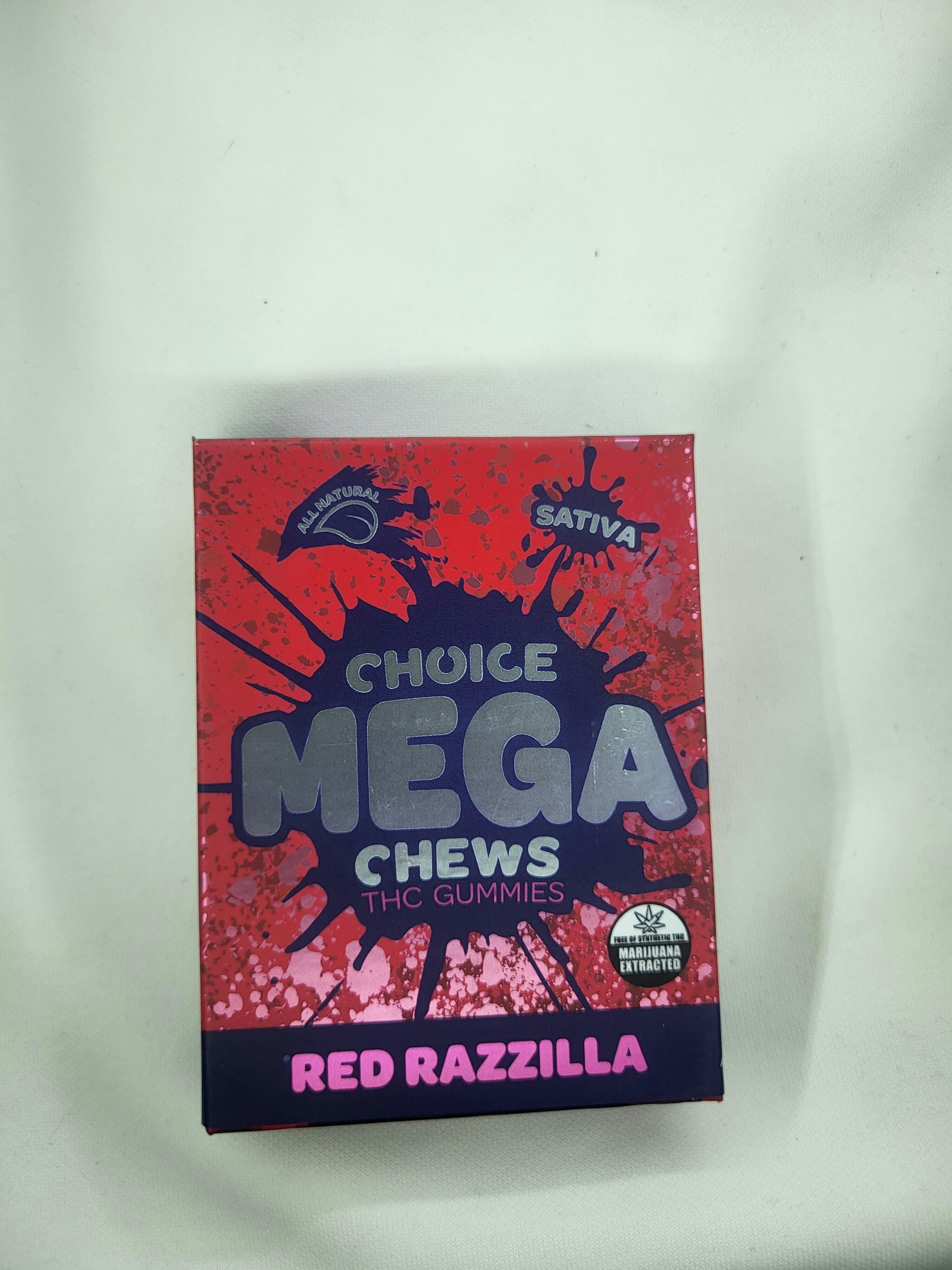 Choice Mega Chews- Red Razzilla