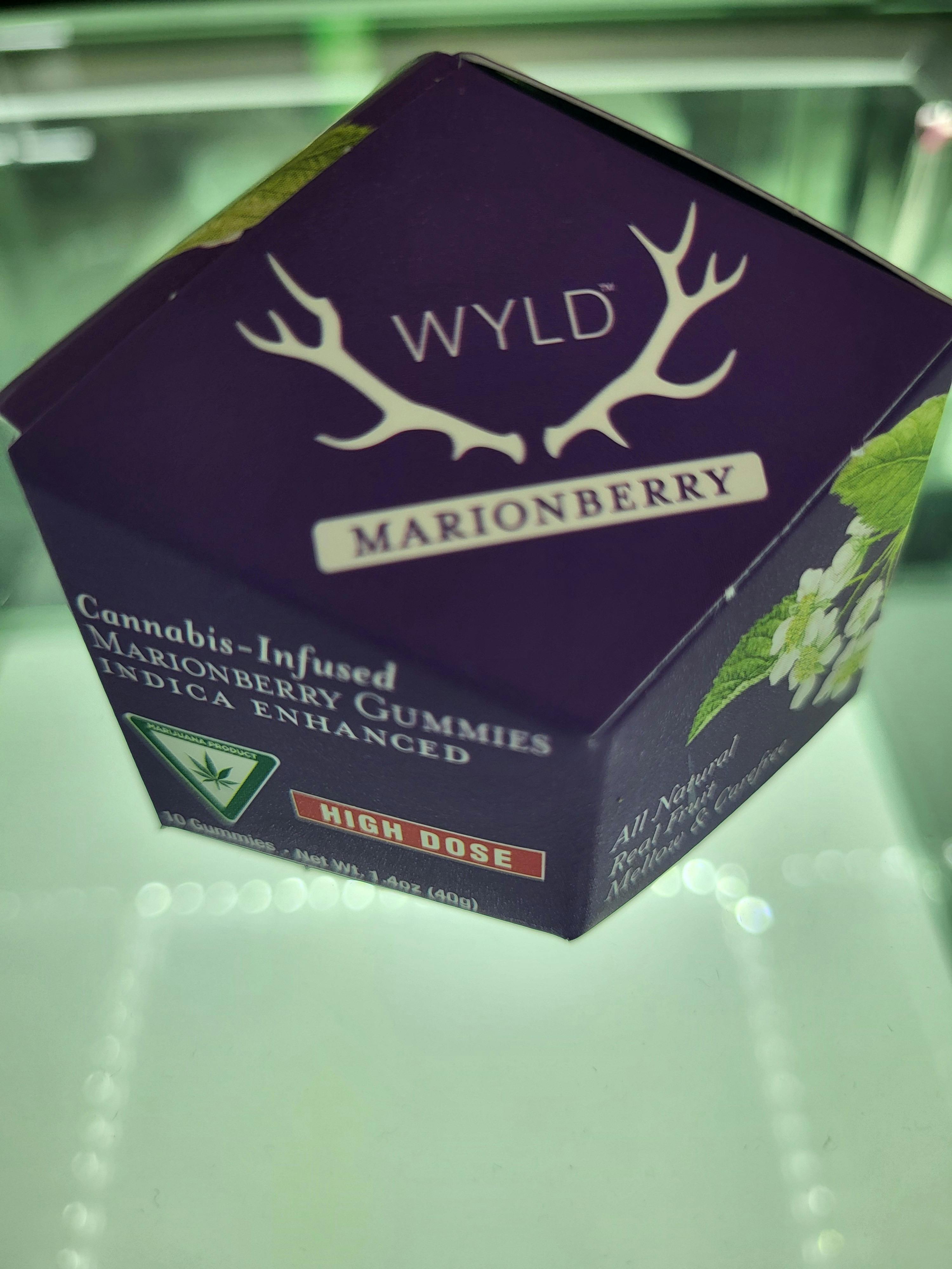Marionberry Indica Enhanced Gummies | 200mg | 10ct | 20mg/ea by Wyld