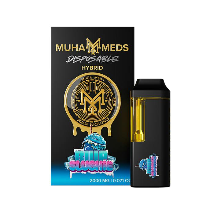 Muha Meds┃Blue Slushie┃2g Disposable Vape **2 for $40**