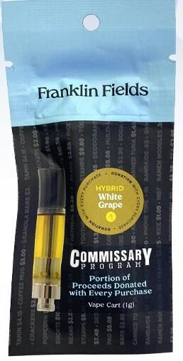 Franklin Fields | White Grape | Cartridge | 1g by Franklin Fields