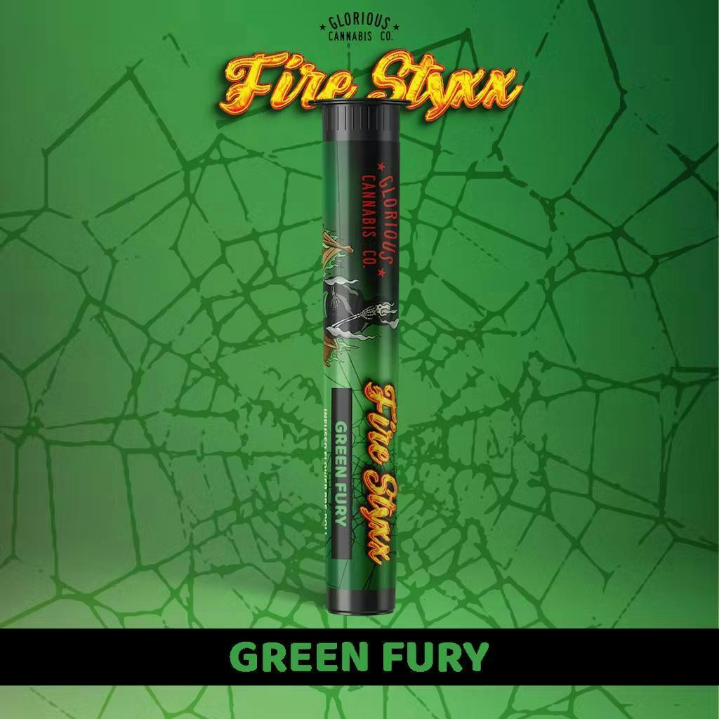 Green Fury | Fire Styxx Joint | 1.0g by Glorious Cannabis Company