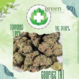 Goofiez Flor / Thc: 34.86% / Terp: 1.84%