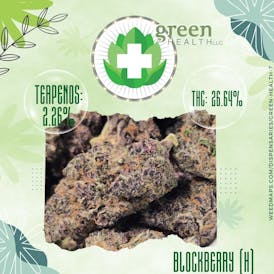 BlockBerry Flor / Thc: 26.64 / Terp: 2.26%