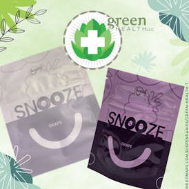 Snooze 40mg + 2mg Melatonina Grape Gummy