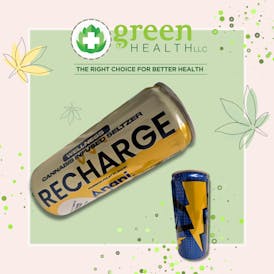 Recharge Seltzer thc 25mg / CBD 100mg