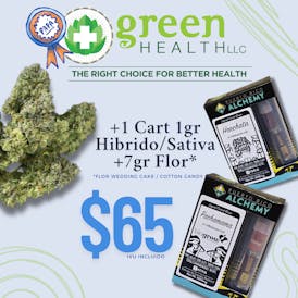 OFERTA 1 Cart PRALCHEMYS 1g + 7g Flor Selectas $65