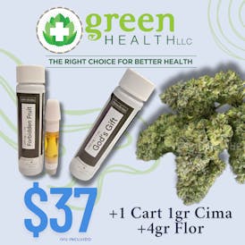 OFERTA 1 Cart Cima 1g + 4g Flor selectas $37