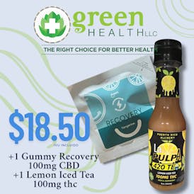 OFERTA 1 Gumy CBD 100mg + 1 La Pulpa 420 $18.50