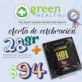 28g Flor + 1 HD gumy 40mg $94