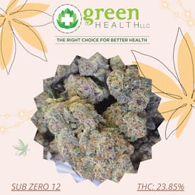 Sub Zero 12 Flor / thc 23.85% / terp 2.35%