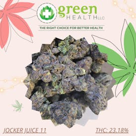 Jocker Juice 11 Flor / thc 23.18% / terp 2.25%