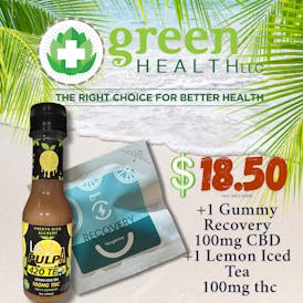 OFERTA 1 Gumy CBD 100mg + 1 La Pulpa 420 $18.50